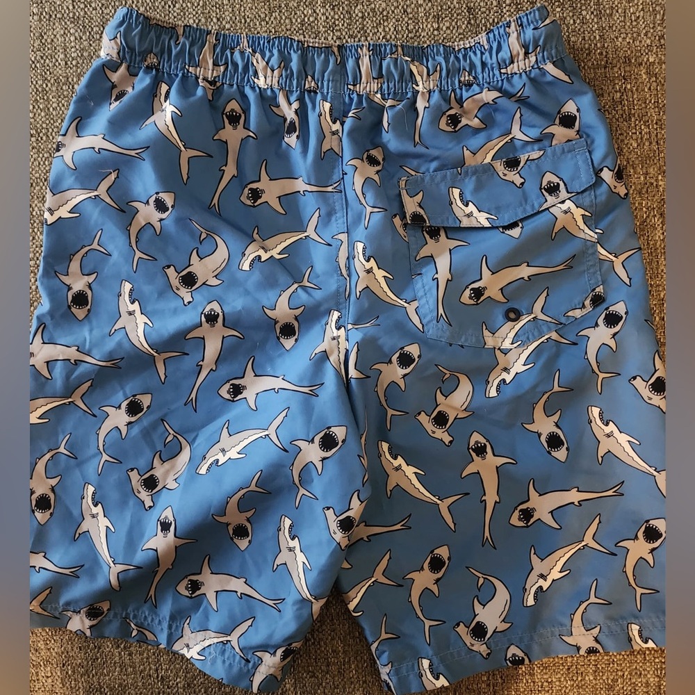 Cat & Jack boys sharks swim trunks size XL